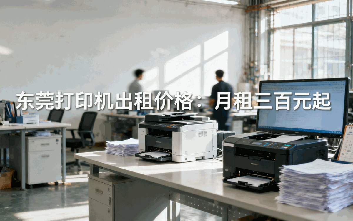 东莞打印机出租价格：月租三百元起，哪些变量会改变最终账单
